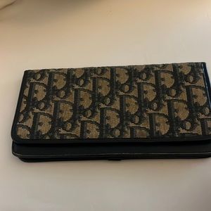 Dior wallet or check book holder